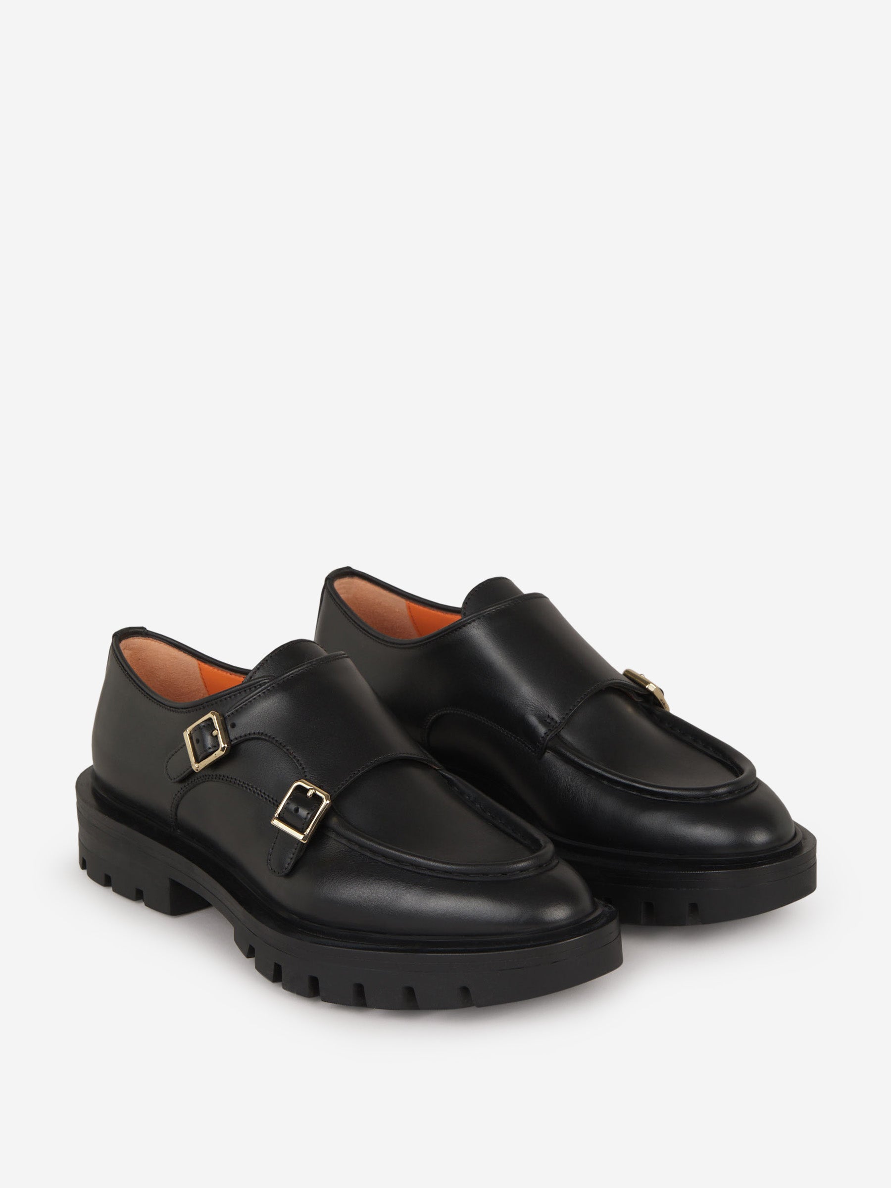Outlet online Santoni Mujer Mocasines Hebillas Piel color Negro sku 800-005056 01 - Foto 2