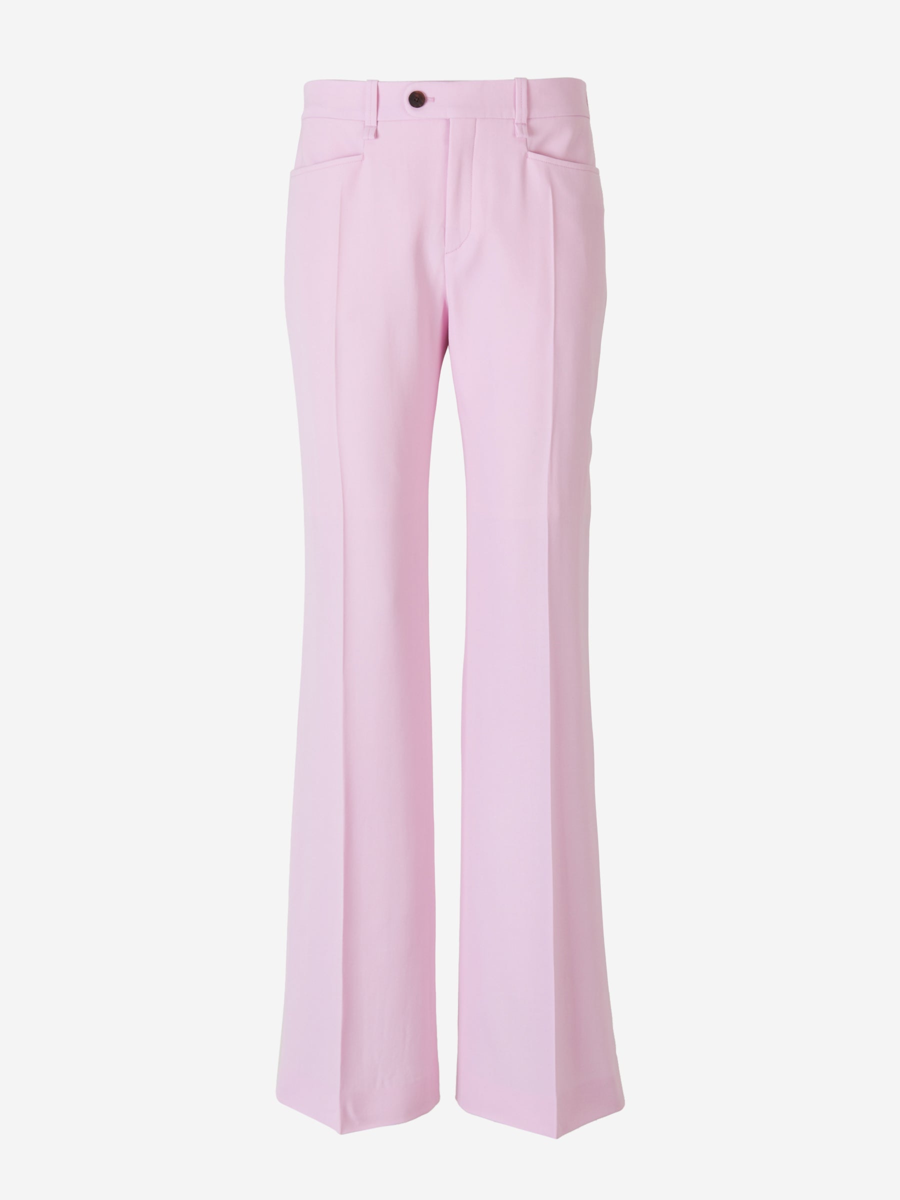 Outlet online Chloé Mujer Pantalones Acampanados Lana color Lila sku 761-002578 01 - Foto 1