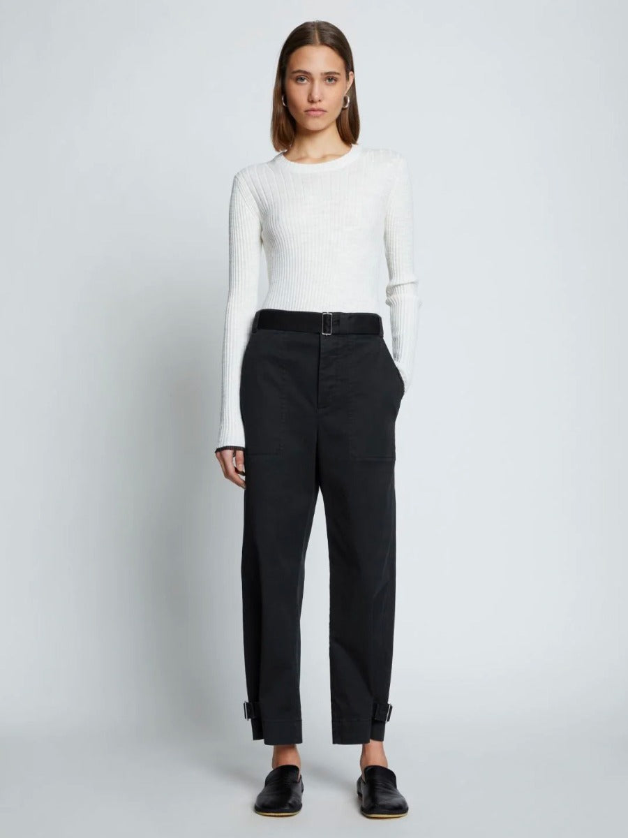 Outlet online Proenza Schouler Mujer Pantalones Cinturón Ancho color Negro sku 761-002662 01 - Foto 7