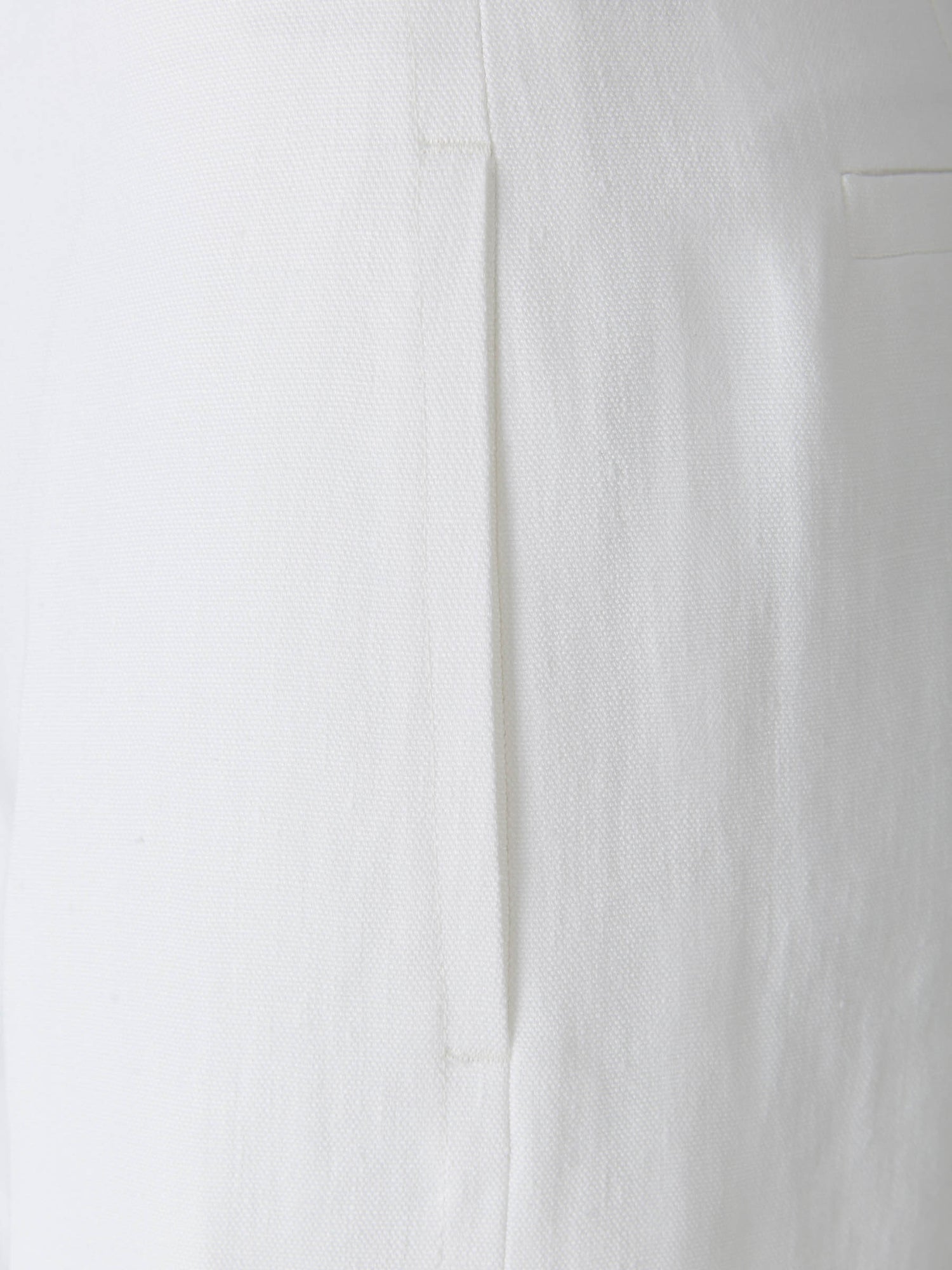 Outlet online Chloé Mujer Pantalones Anchos Lino color Blanco sku 761-002762 01 - Foto 3