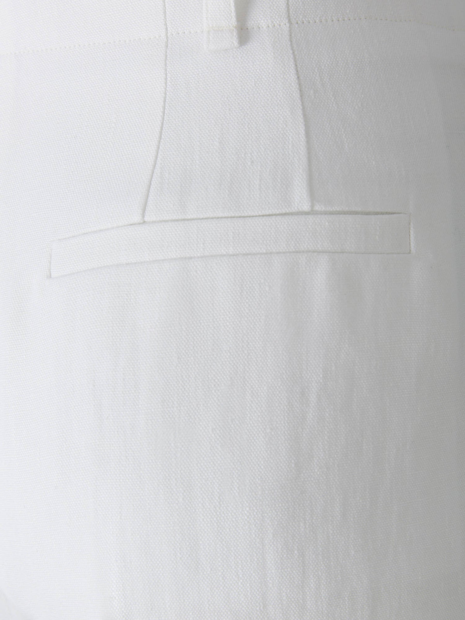 Outlet online Chloé Mujer Pantalones Anchos Lino color Blanco sku 761-002762 01 - Foto 4