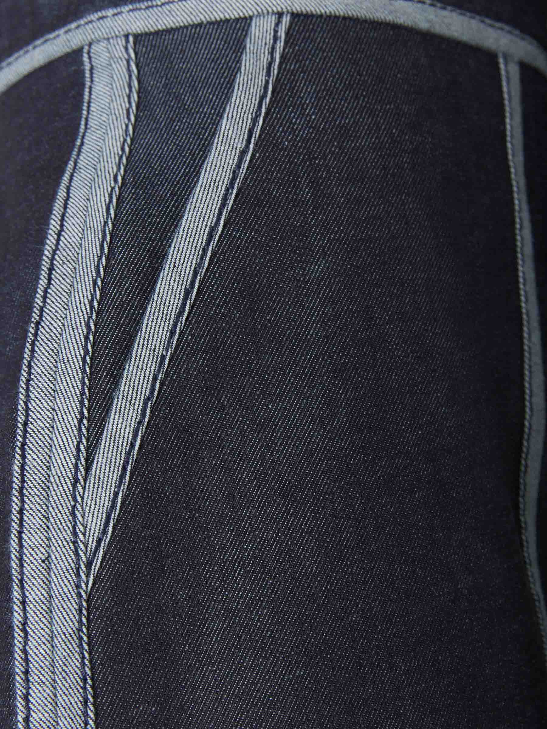 Outlet online Martin Grant Mujer Jeans Cropped Ribetes Contraste color Azul Cobalto sku 761-002839 01 - Foto 3
