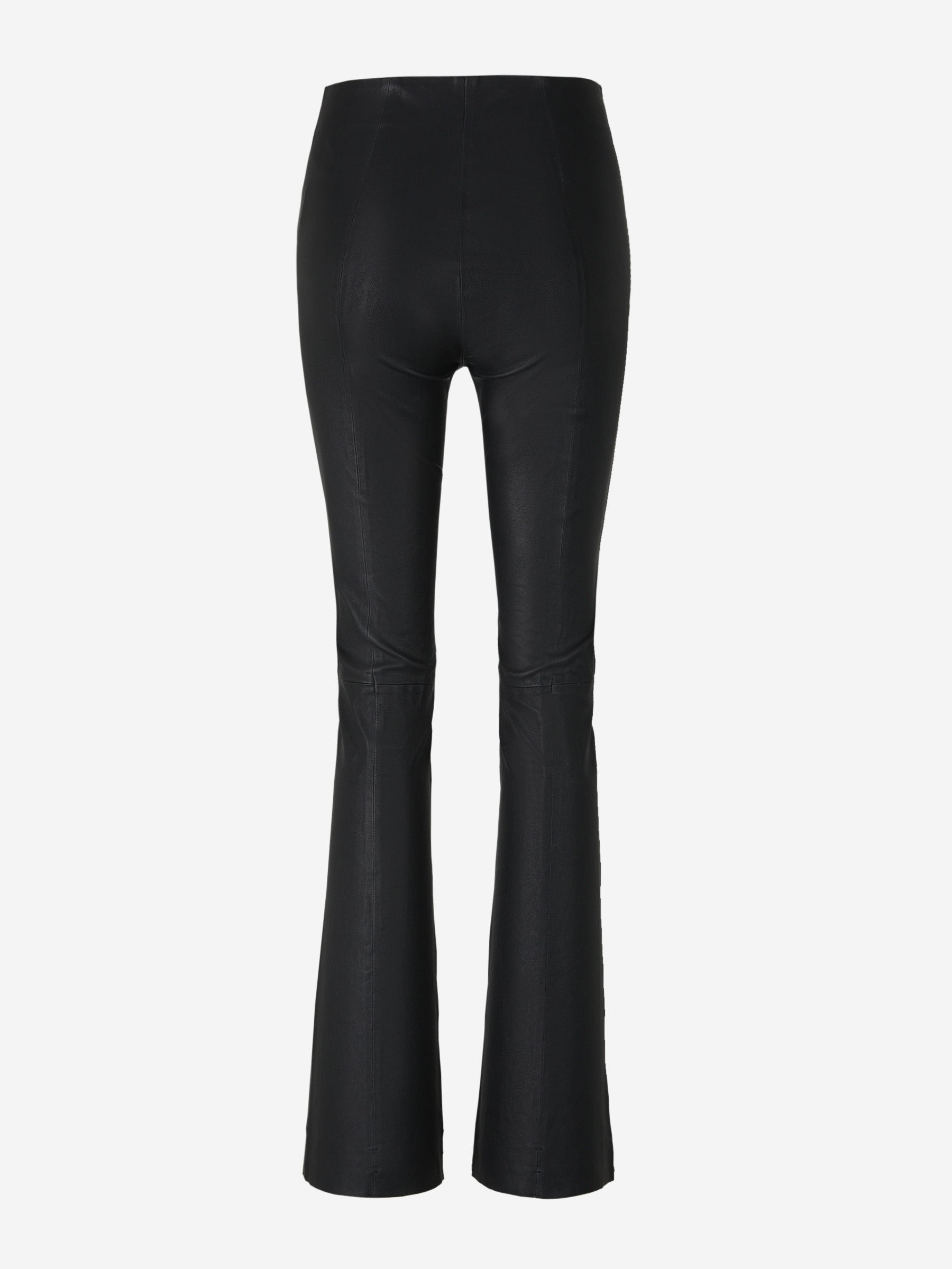 Outlet online Remain Birger Christensen Mujer Pantalones Acampanados Piel color Negro sku 761-003044 01 - Foto 2