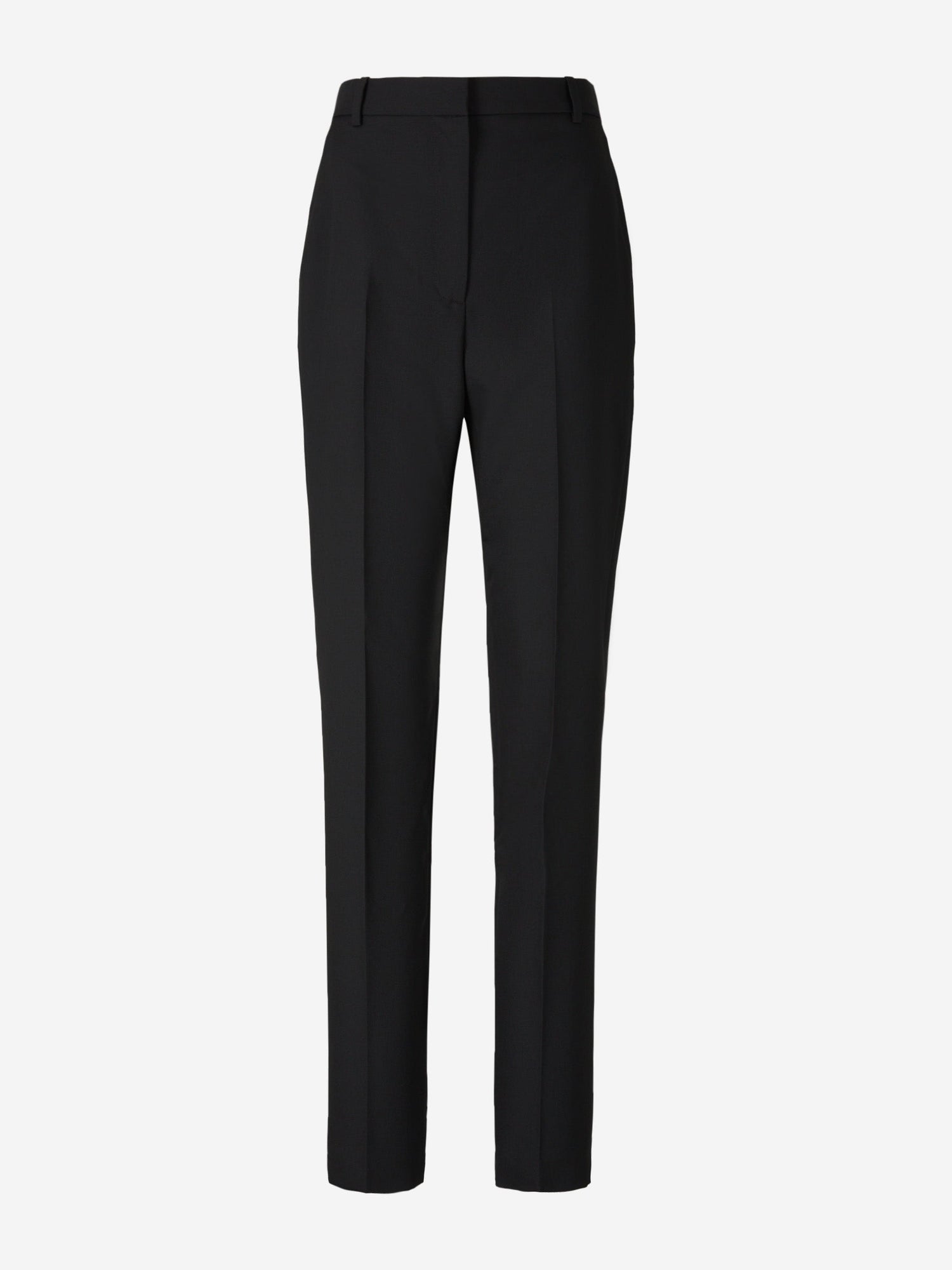Outlet online Alexander McQueen Mujer Pantalones Formales Barathea color Negro sku 761-003087 01 - Foto 1