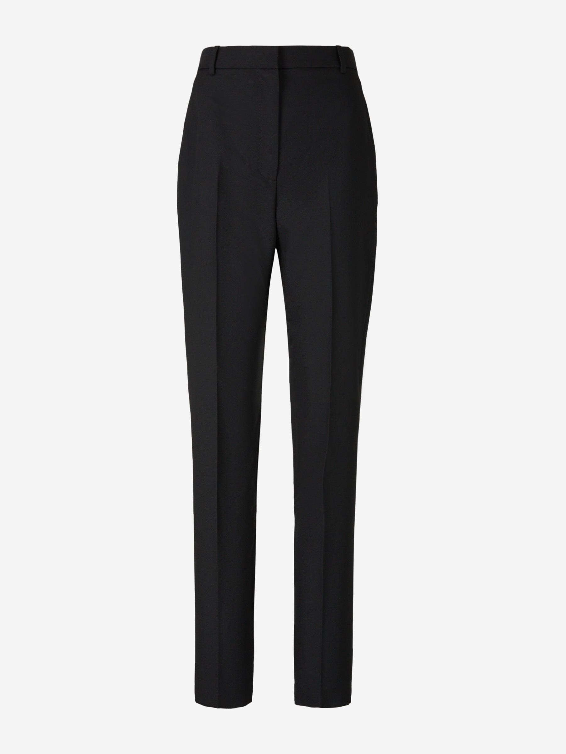 Outlet online Alexander McQueen Mujer Pantalones Formales Barathea color Negro sku 761-003087 01 - Foto 1