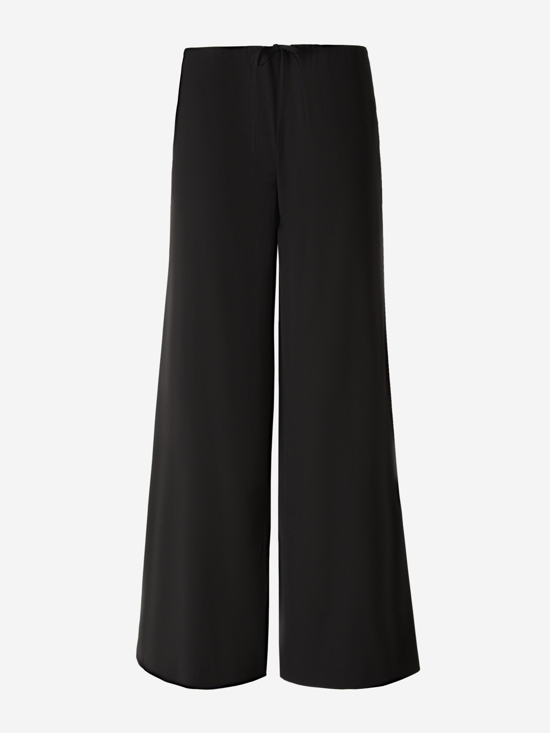 Outlet online The Row Mujer Pantalones Anchos Lana color Negro sku 761-003218 01 - Foto 1