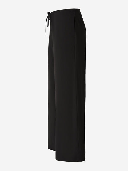 Outlet online The Row Mujer Pantalones Anchos Lana color Negro sku 761-003218 01 - Foto 2