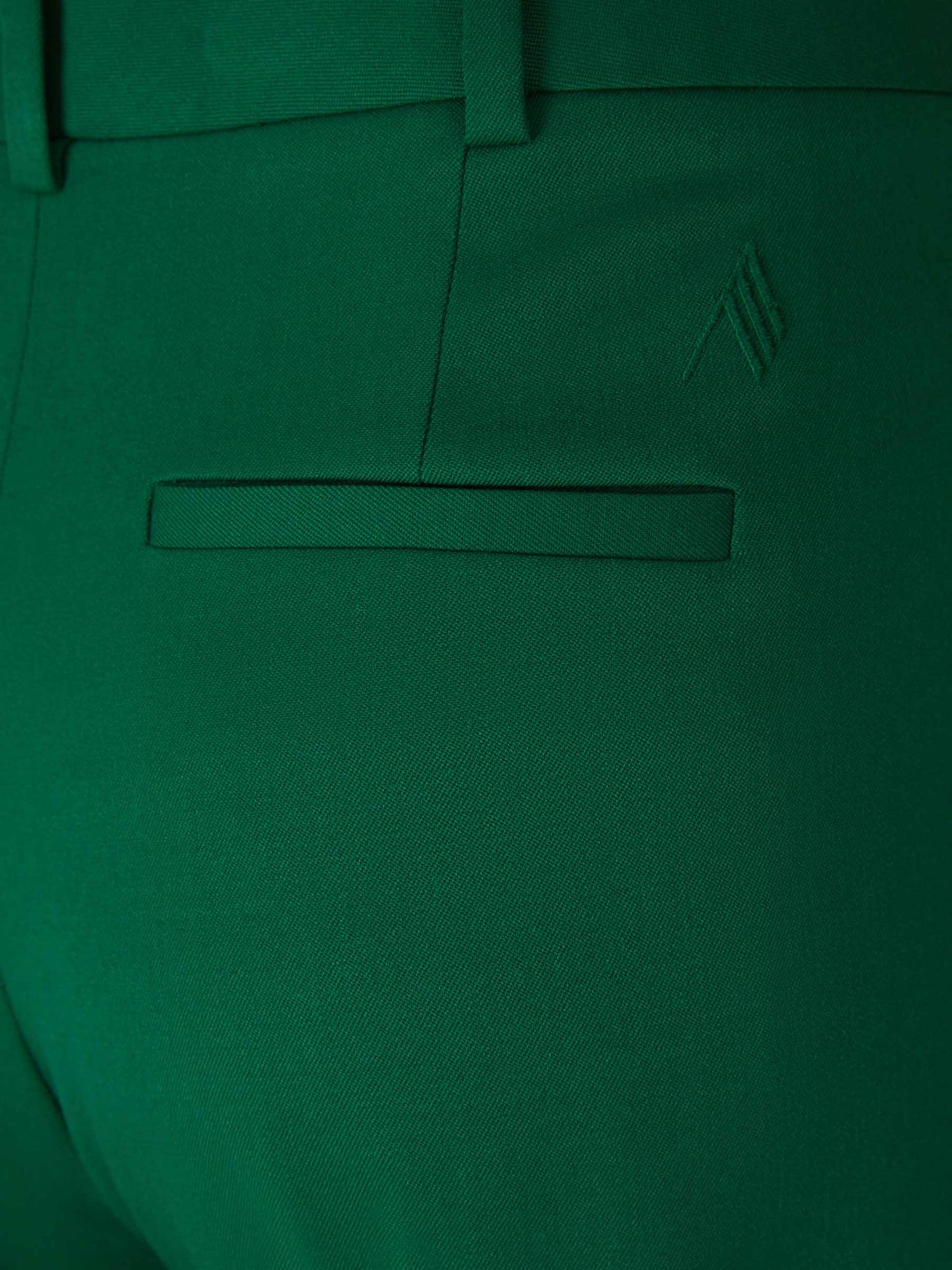 Outlet online The Attico Mujer Pantalones Liso Lana color Verde Claro sku 761-003231 01 - Foto 5