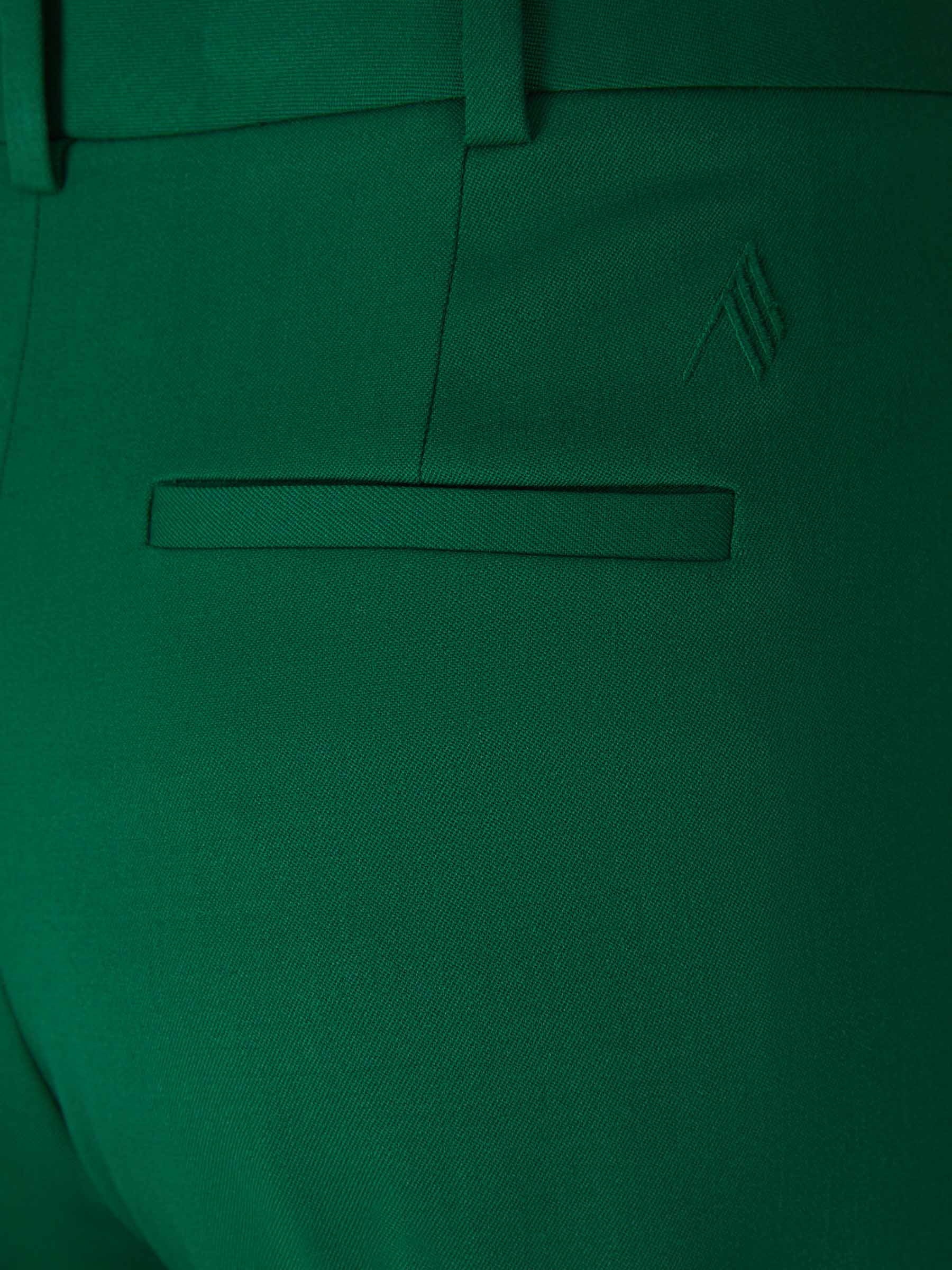 Outlet online The Attico Mujer Pantalones Liso Lana color Verde Claro sku 761-003231 01 - Foto 5