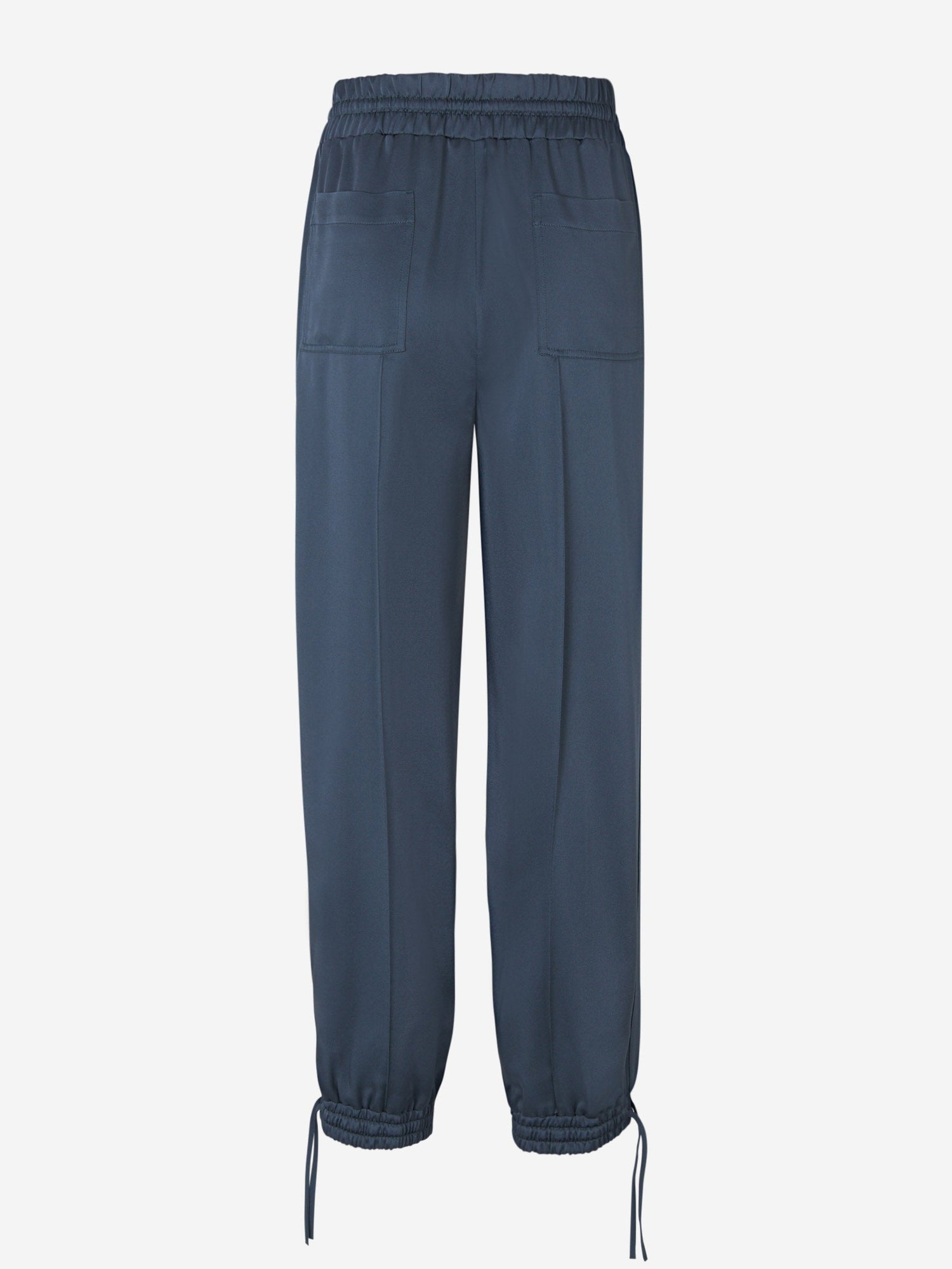 Outlet online Jil Sander Mujer Joggers Lana Canalé color Azul Denim sku 761-003243 01 - Foto 3