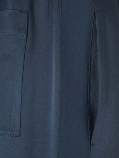Outlet online Jil Sander Mujer Joggers Lana Canalé color Azul Denim sku 761-003243 01 - Foto 4