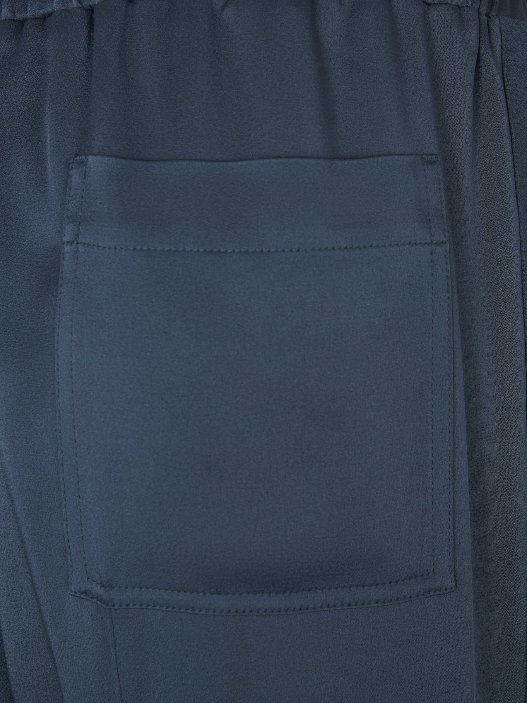 Outlet online Jil Sander Mujer Joggers Lana Canalé color Azul Denim sku 761-003243 01 - Foto 5
