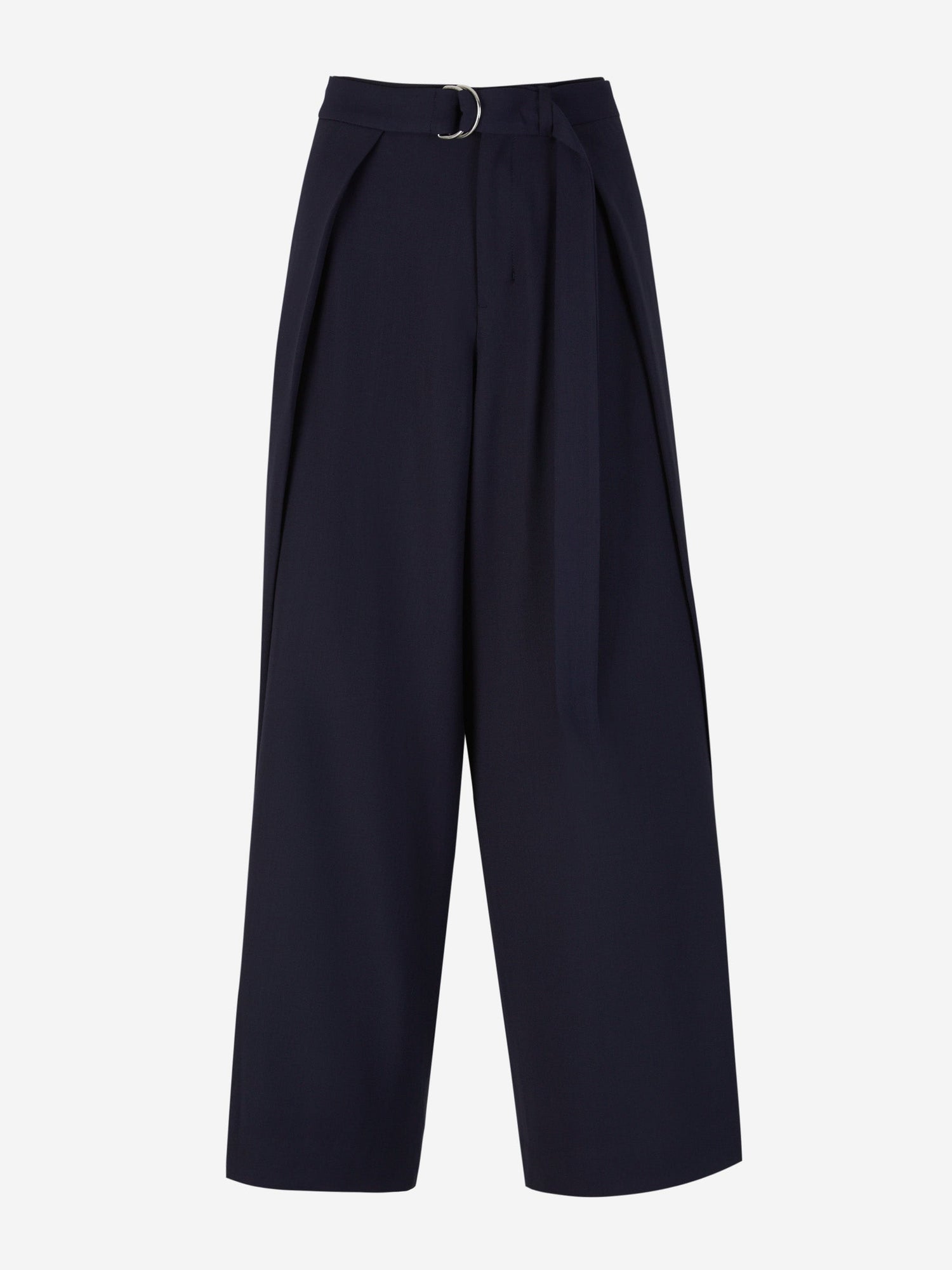 Outlet online Ami Paris Mujer Pantalones Formales Cinturón color Azul Noche sku 761-003251 01 - Foto 1