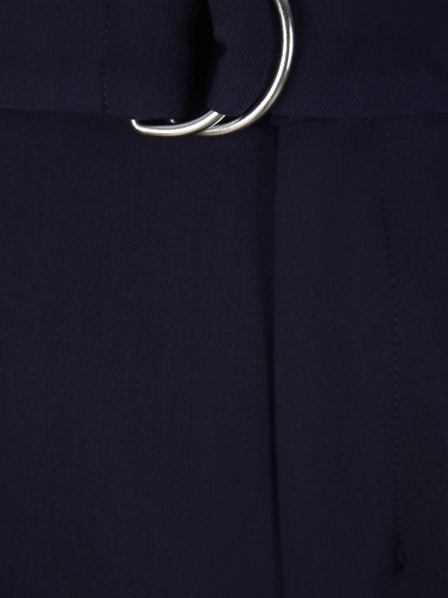 Outlet online Ami Paris Mujer Pantalones Formales Cinturón color Azul Noche sku 761-003251 01 - Foto 3