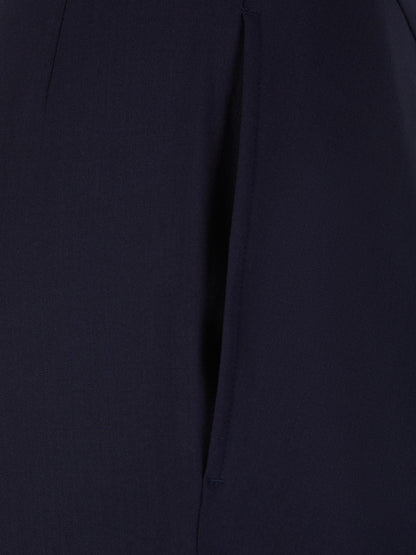 Outlet online Ami Paris Mujer Pantalones Formales Cinturón color Azul Noche sku 761-003251 01 - Foto 4