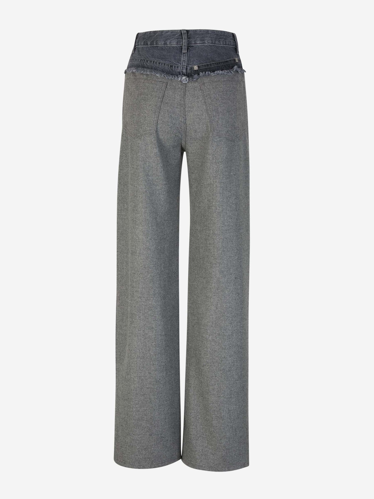 Outlet online Givenchy Mujer Pantalones Oversize Lana color Gris Oscuro sku 761-003253 01 - Foto 2