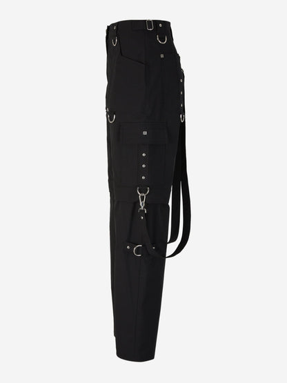 Outlet online Givenchy Mujer Pantalones Técnicos Cargo color Negro sku 761-003255 01 - Foto 2
