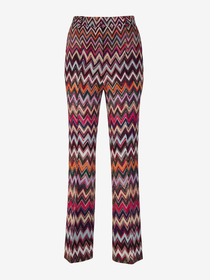 Outlet online Missoni Mujer Joggers Multicolor Anchos color Purpura Oscuro sku 761-003269 01 - Foto 1