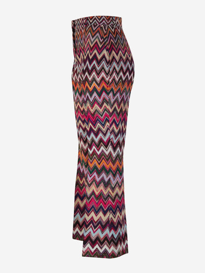 Outlet online Missoni Mujer Joggers Multicolor Anchos color Purpura Oscuro sku 761-003269 01 - Foto 2