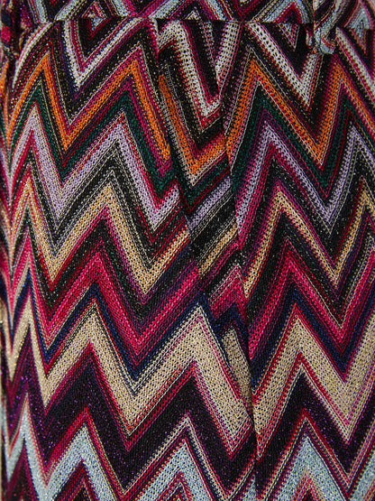 Outlet online Missoni Mujer Joggers Multicolor Anchos color Purpura Oscuro sku 761-003269 01 - Foto 4