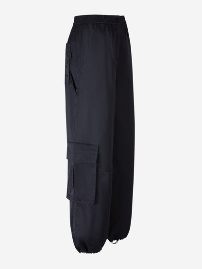 Outlet online Dorothee Schumacher Mujer Pantalones Papertouch Ease color Verde Militar sku 761-003276 02 - Foto 2