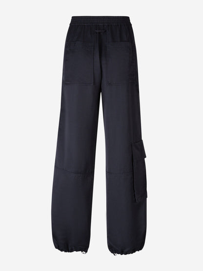 Outlet online Dorothee Schumacher Mujer Pantalones Papertouch Ease color Verde Militar sku 761-003276 02 - Foto 3