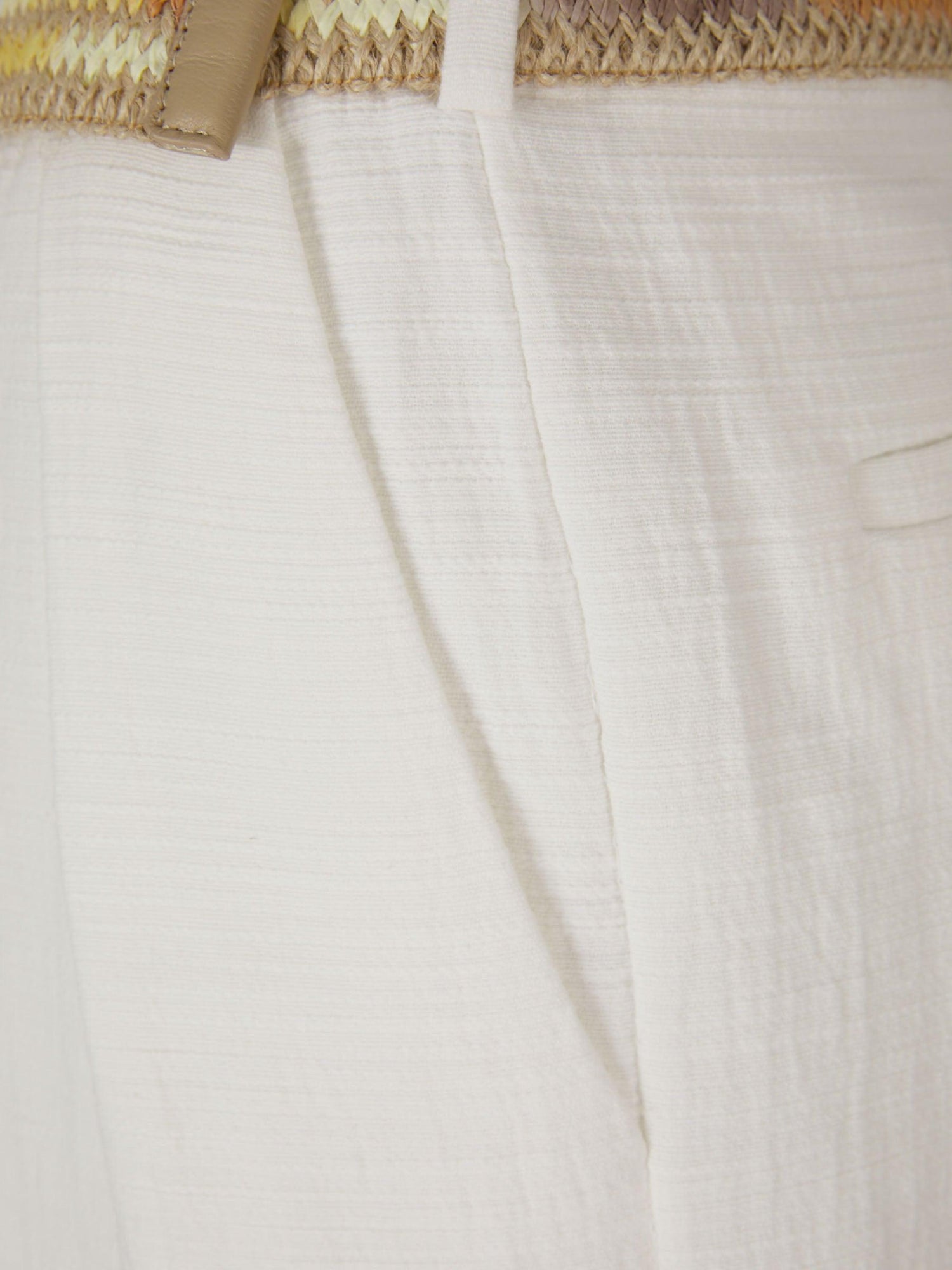 Outlet online Zimmermann Mujer Pantalones Devi Tuck color Marfil sku 761-003285 01 - Foto 4
