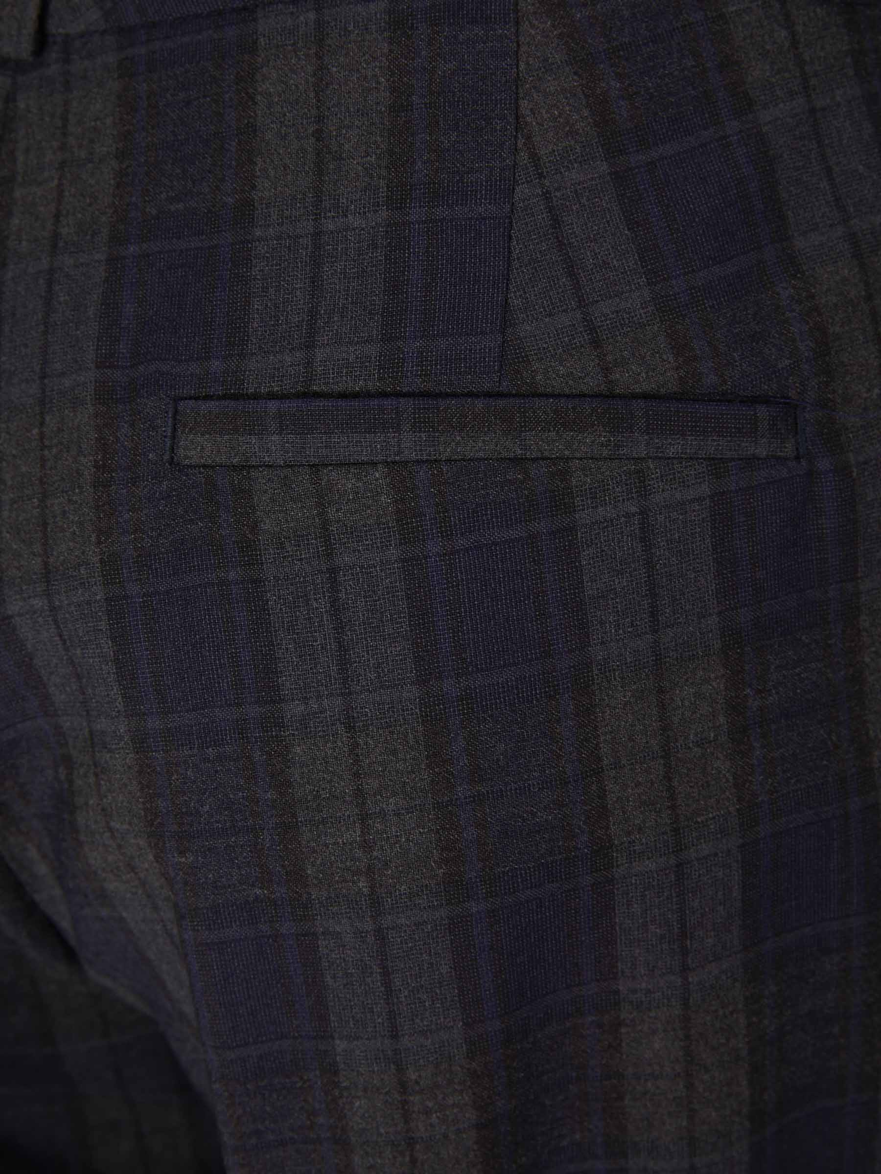 Outlet online Peserico Mujer Pantalones Cuadros Lana color Azul Cobalto sku 761-003294 01 - Foto 5