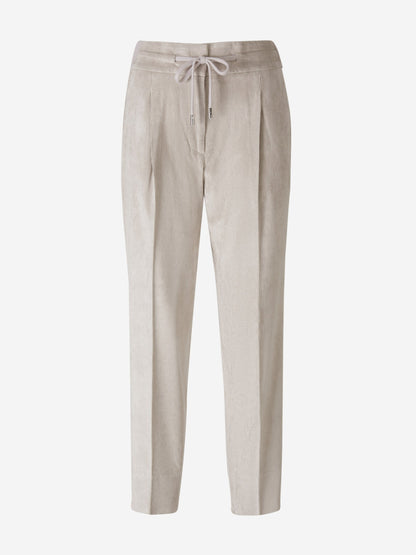 Outlet online Peserico Mujer Joggers Pinzas Pana color Beis sku 761-003296 01 - Foto 1