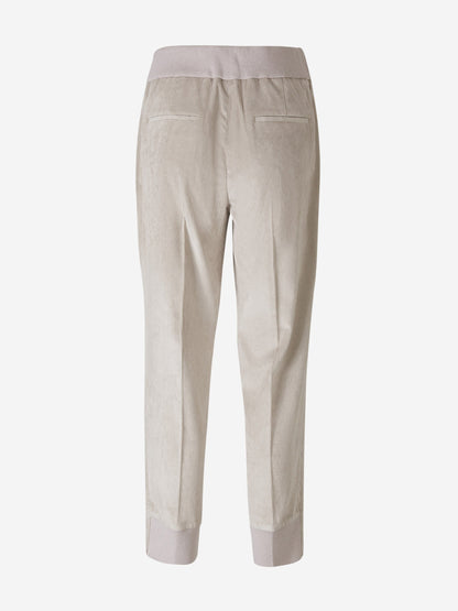 Outlet online Peserico Mujer Joggers Pinzas Pana color Beis sku 761-003296 01 - Foto 3