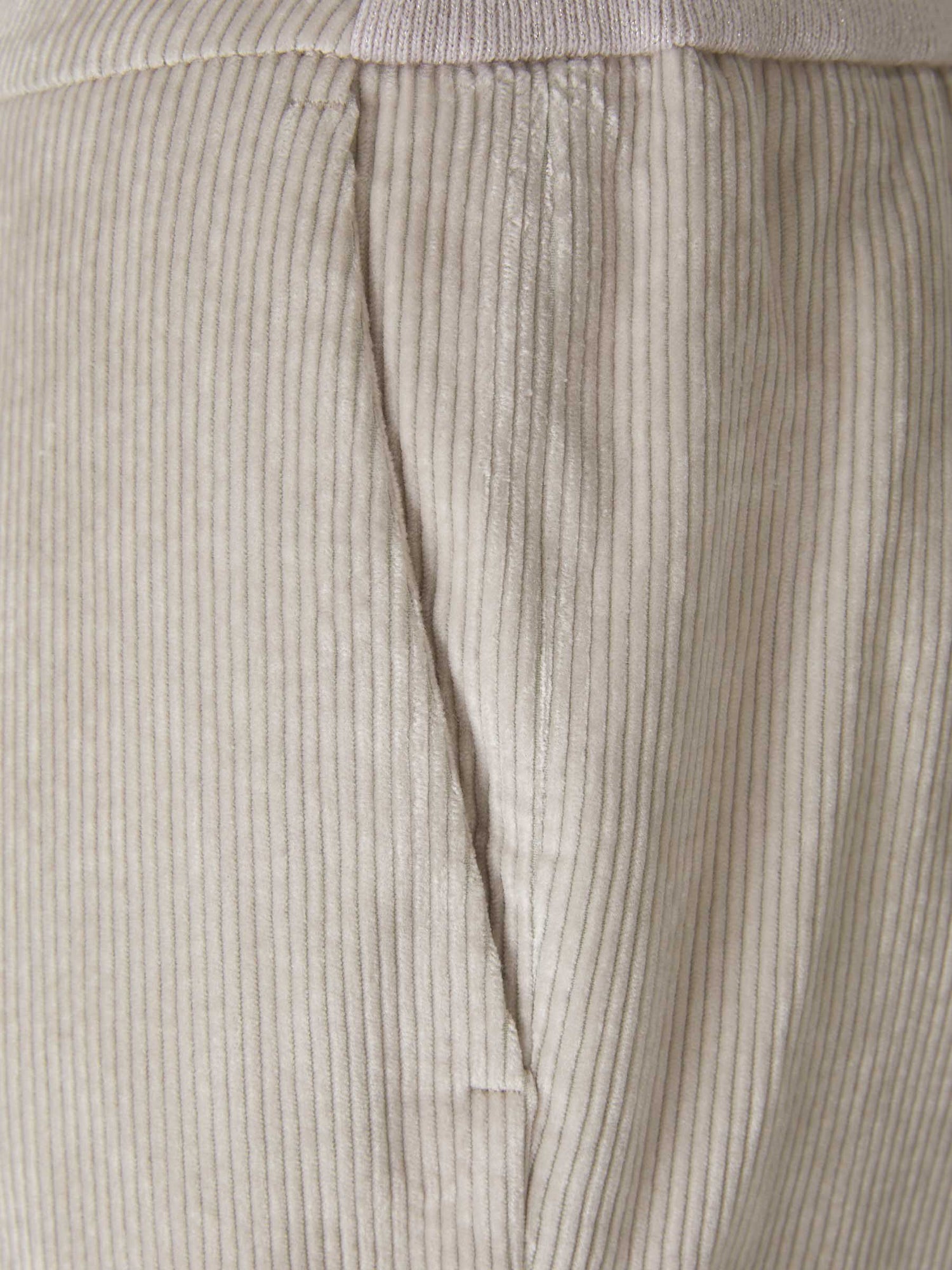 Outlet online Peserico Mujer Joggers Pinzas Pana color Beis sku 761-003296 01 - Foto 4