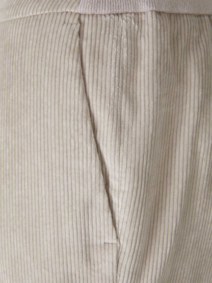 Outlet online Peserico Mujer Joggers Pinzas Pana color Beis sku 761-003296 01 - Foto 4