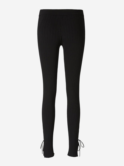 Outlet online Tom Ford Mujer Leggings Punto Acanalado color Negro sku 761-003304 01 - Foto 2