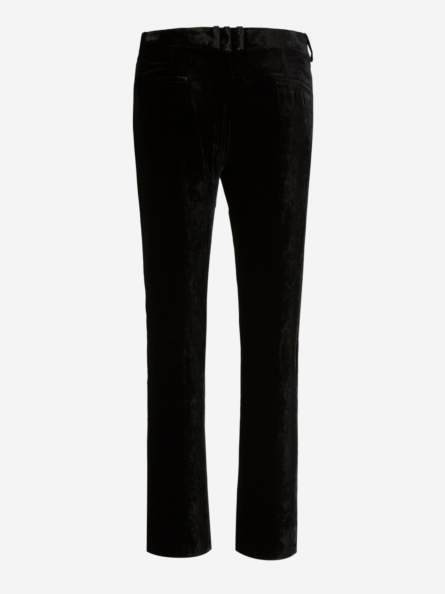 Outlet online Balmain Mujer Pantalones Bajos Terciopelo color Negro sku 761-003332 01 - Foto 3