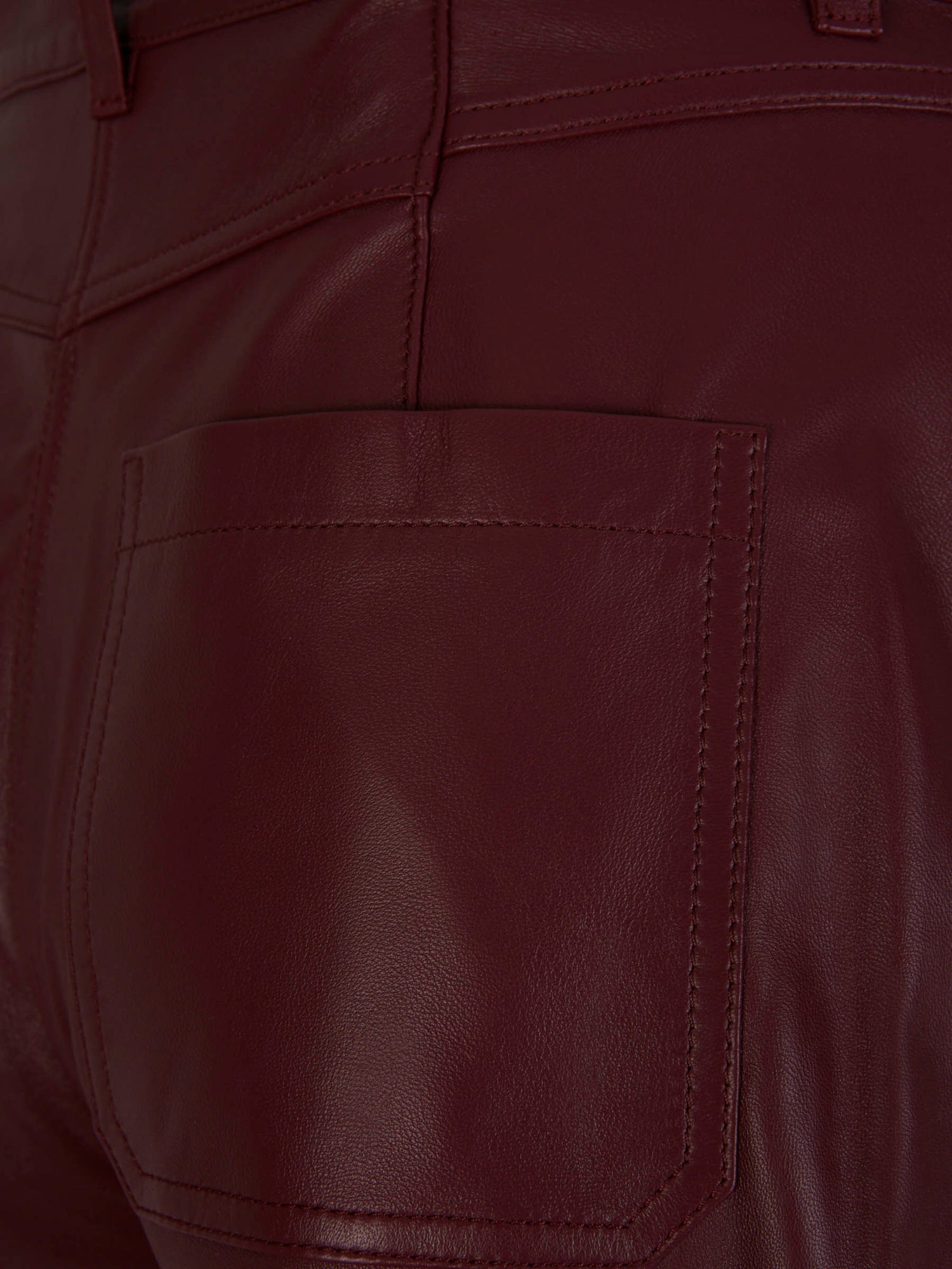 Outlet online Dorothee Schumacher Mujer Pantalones Plisados Piel color Burdeos sku 761-003336 01 - Foto 4