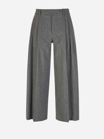 Outlet online Alexander Wang Mujer Pantalones Lana Brillante color Gris Carbon sku 761-003337 01 - Foto 1