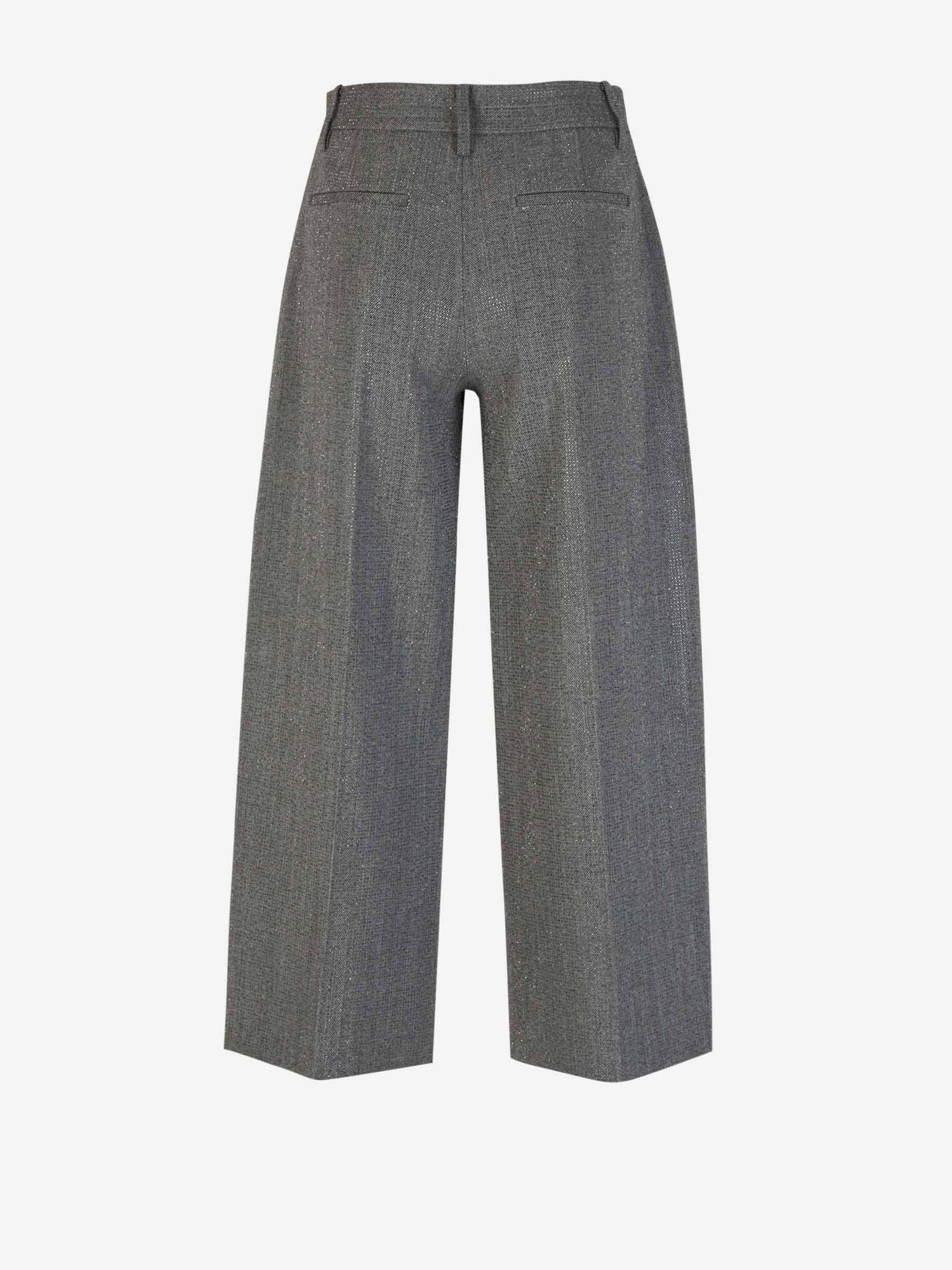 Outlet online Alexander Wang Mujer Pantalones Lana Brillante color Gris Carbon sku 761-003337 01 - Foto 3