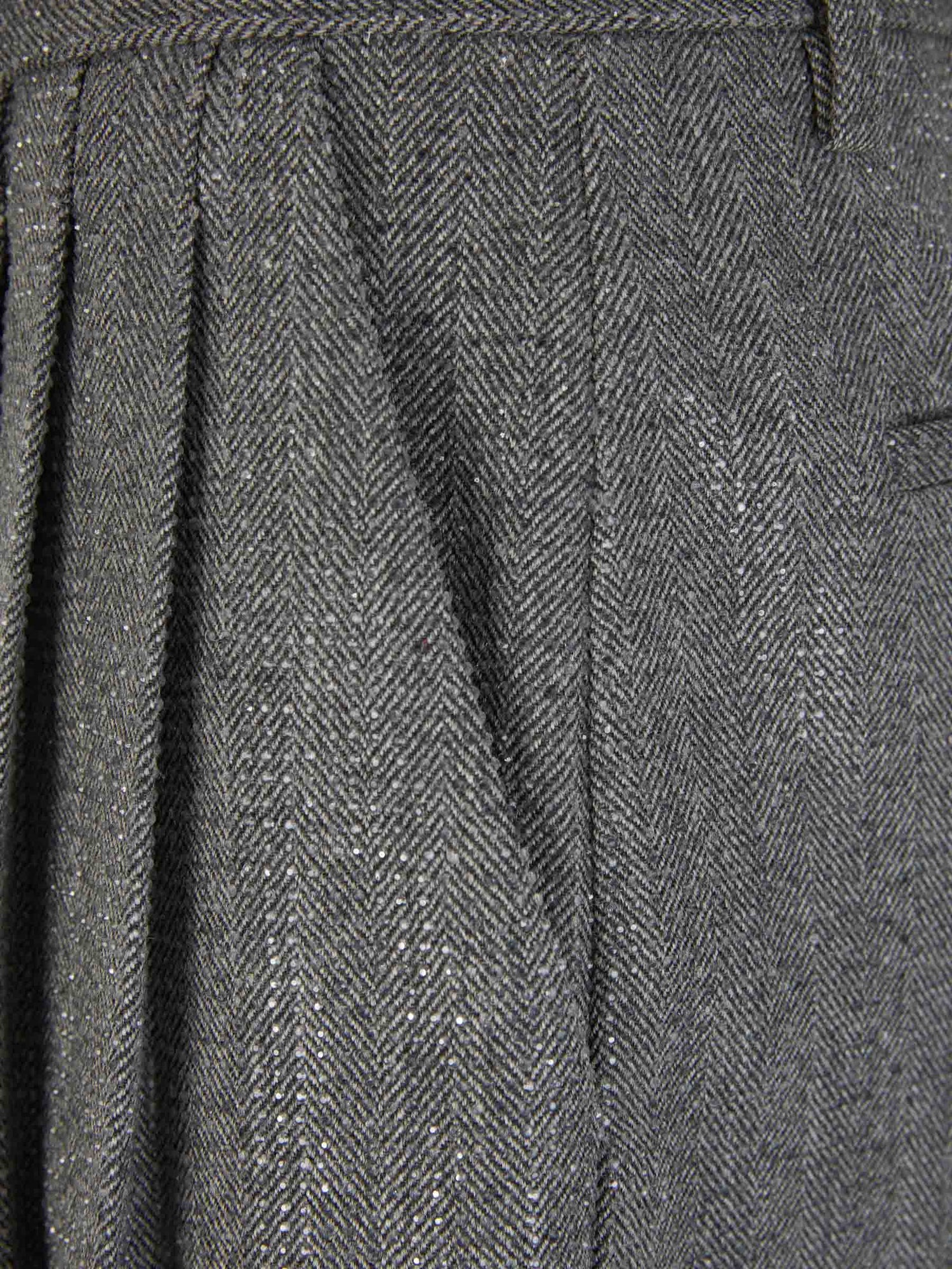 Outlet online Alexander Wang Mujer Pantalones Lana Brillante color Gris Carbon sku 761-003337 01 - Foto 4