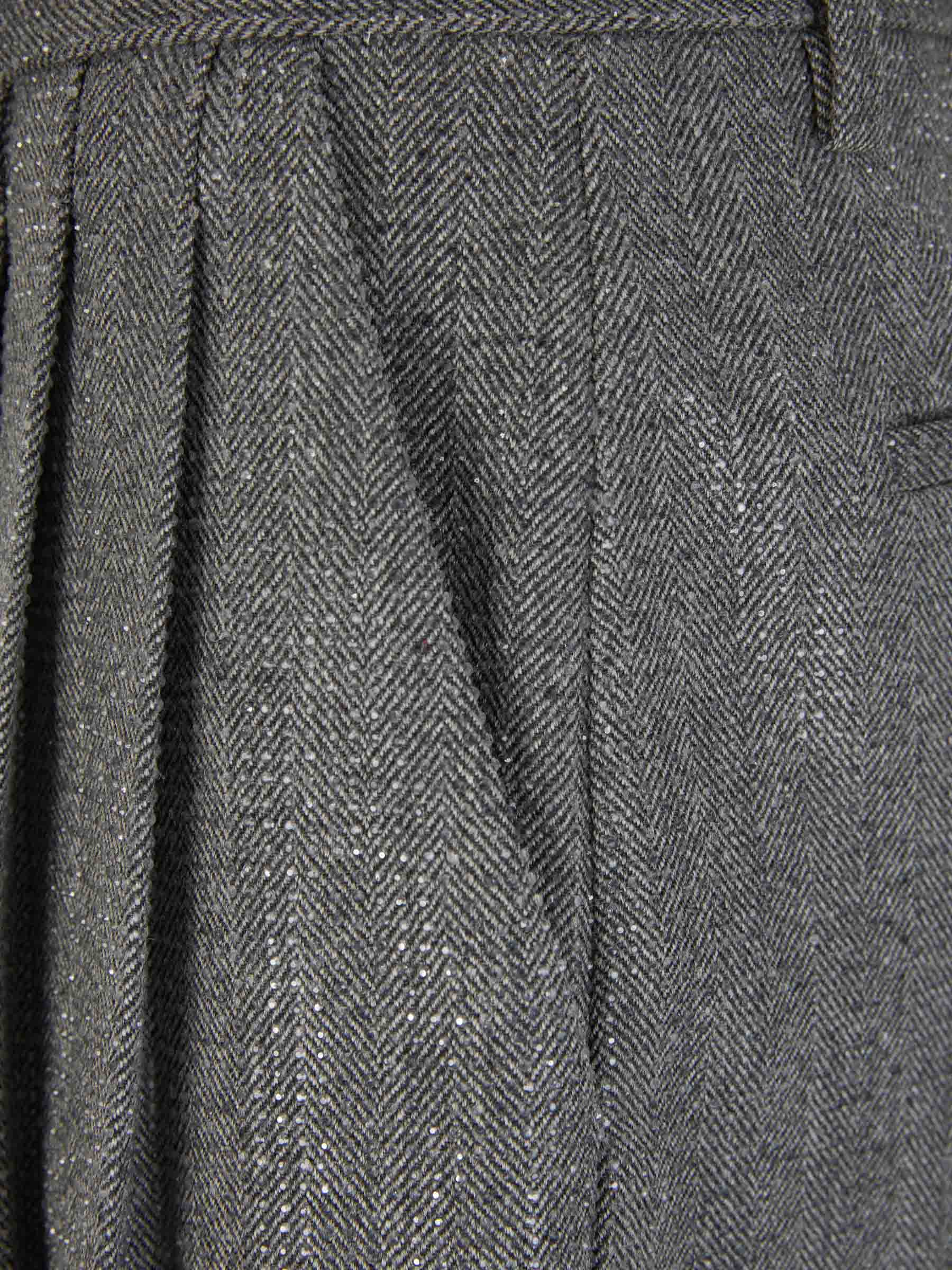 Outlet online Alexander Wang Mujer Pantalones Lana Brillante color Gris Carbon sku 761-003337 01 - Foto 4