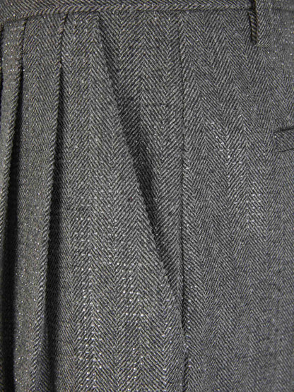 Outlet online Alexander Wang Mujer Pantalones Lana Brillante color Gris Carbon sku 761-003337 01 - Foto 4