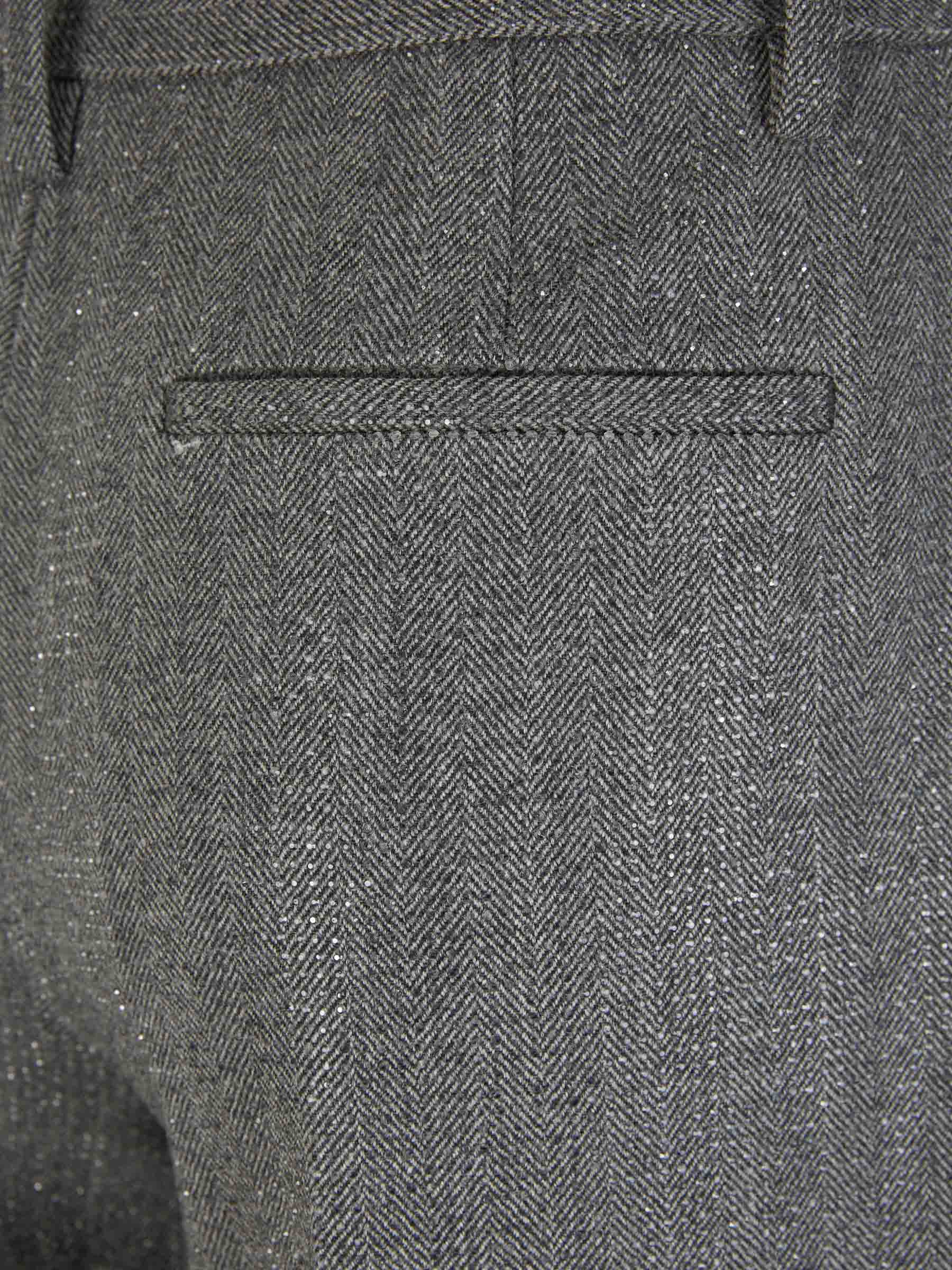 Outlet online Alexander Wang Mujer Pantalones Lana Brillante color Gris Carbon sku 761-003337 01 - Foto 5