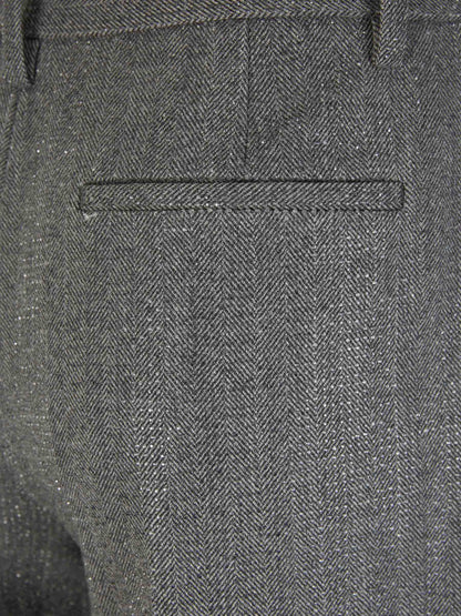 Outlet online Alexander Wang Mujer Pantalones Lana Brillante color Gris Carbon sku 761-003337 01 - Foto 5