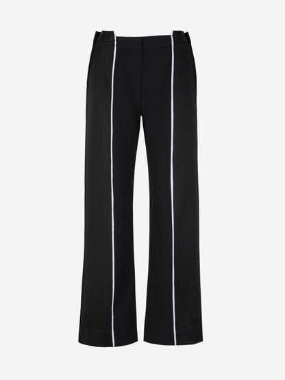 Outlet online Victoria Beckham Mujer Pantalones Cintura Escalonada color Negro sku 761-003342 01 - Foto 1