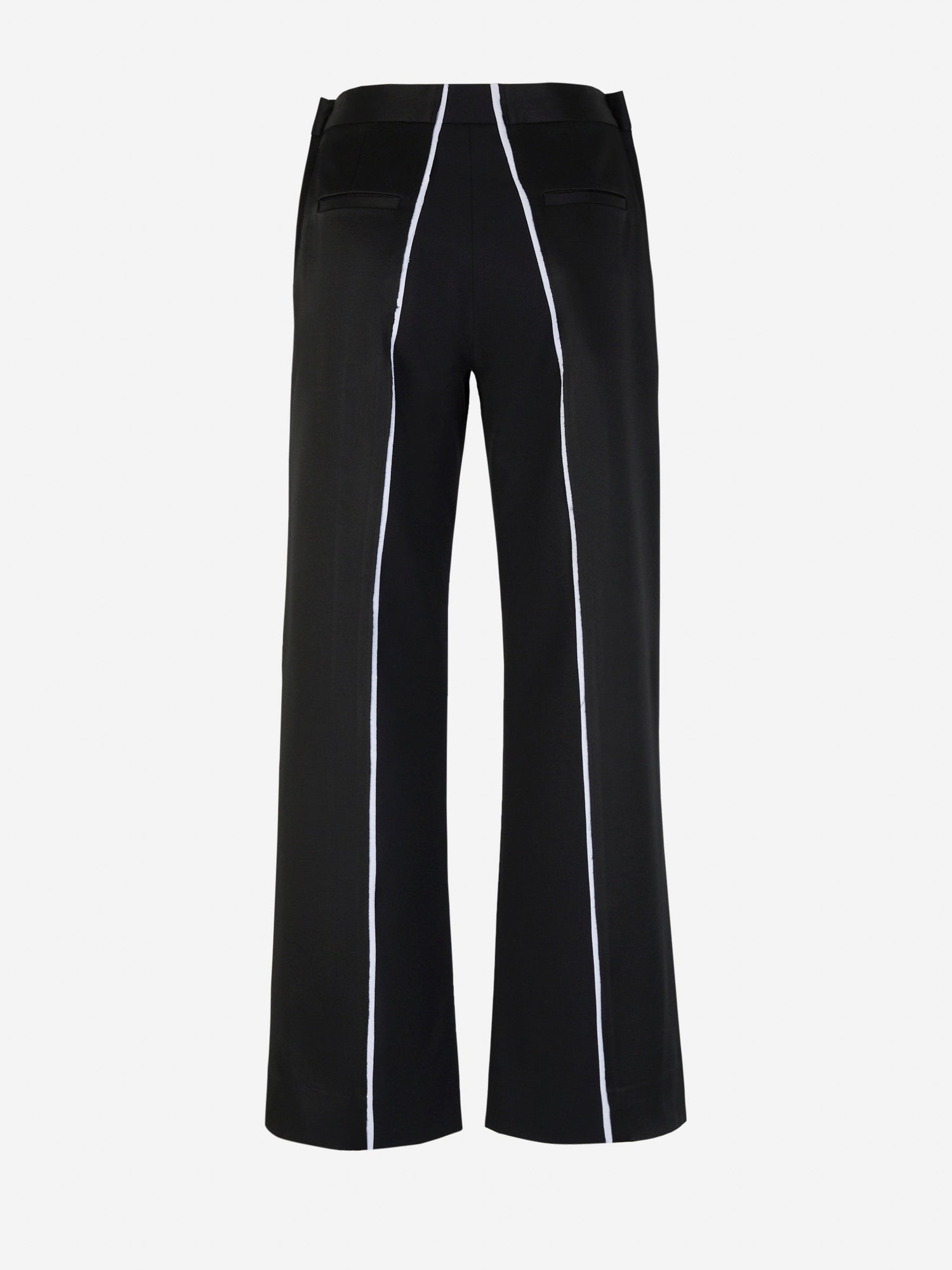 Outlet online Victoria Beckham Mujer Pantalones Cintura Escalonada color Negro sku 761-003342 01 - Foto 2