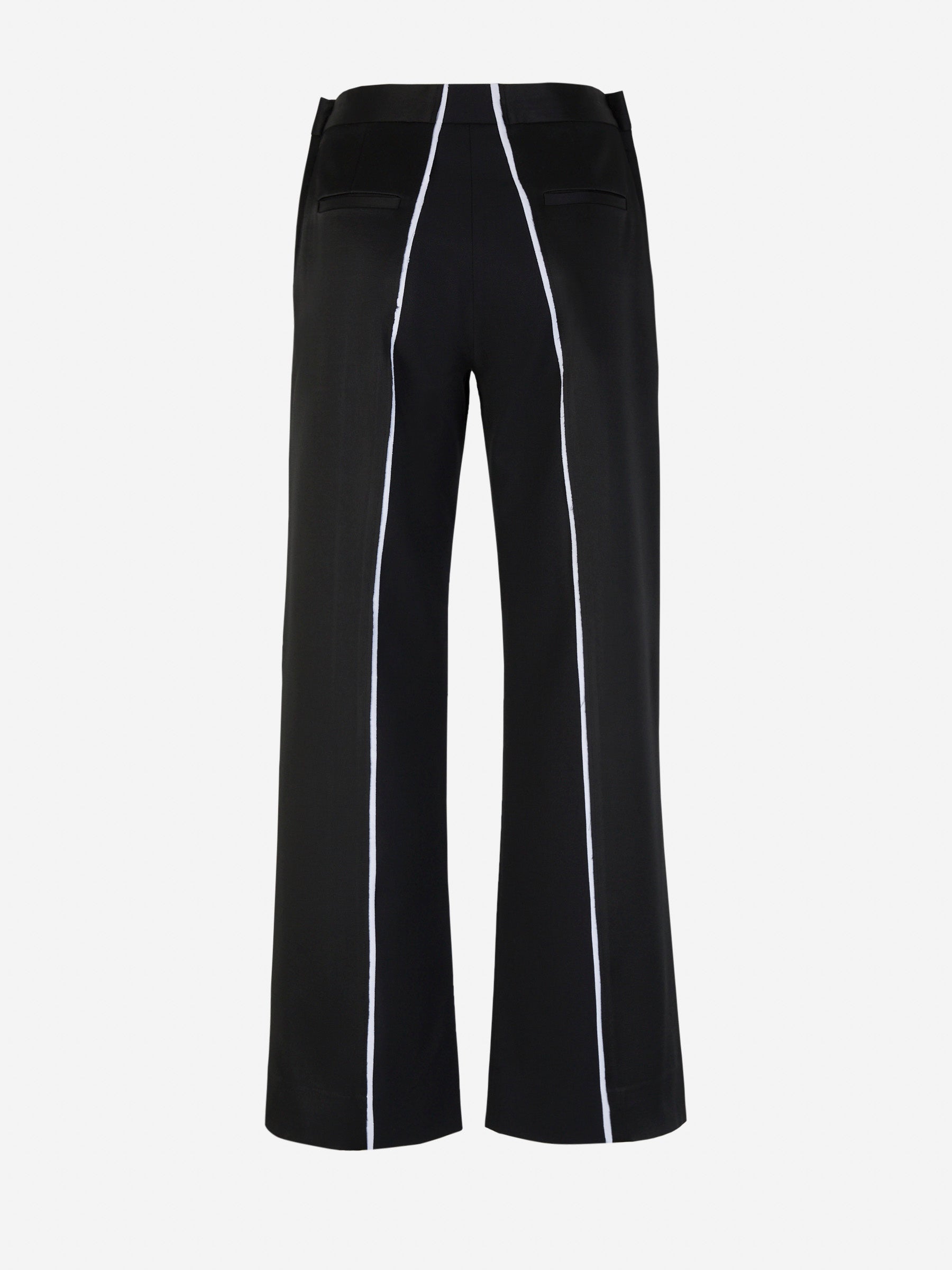 Outlet online Victoria Beckham Mujer Pantalones Cintura Escalonada color Negro sku 761-003342 01 - Foto 2