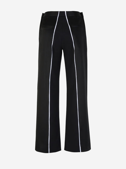 Outlet online Victoria Beckham Mujer Pantalones Cintura Escalonada color Negro sku 761-003342 01 - Foto 2