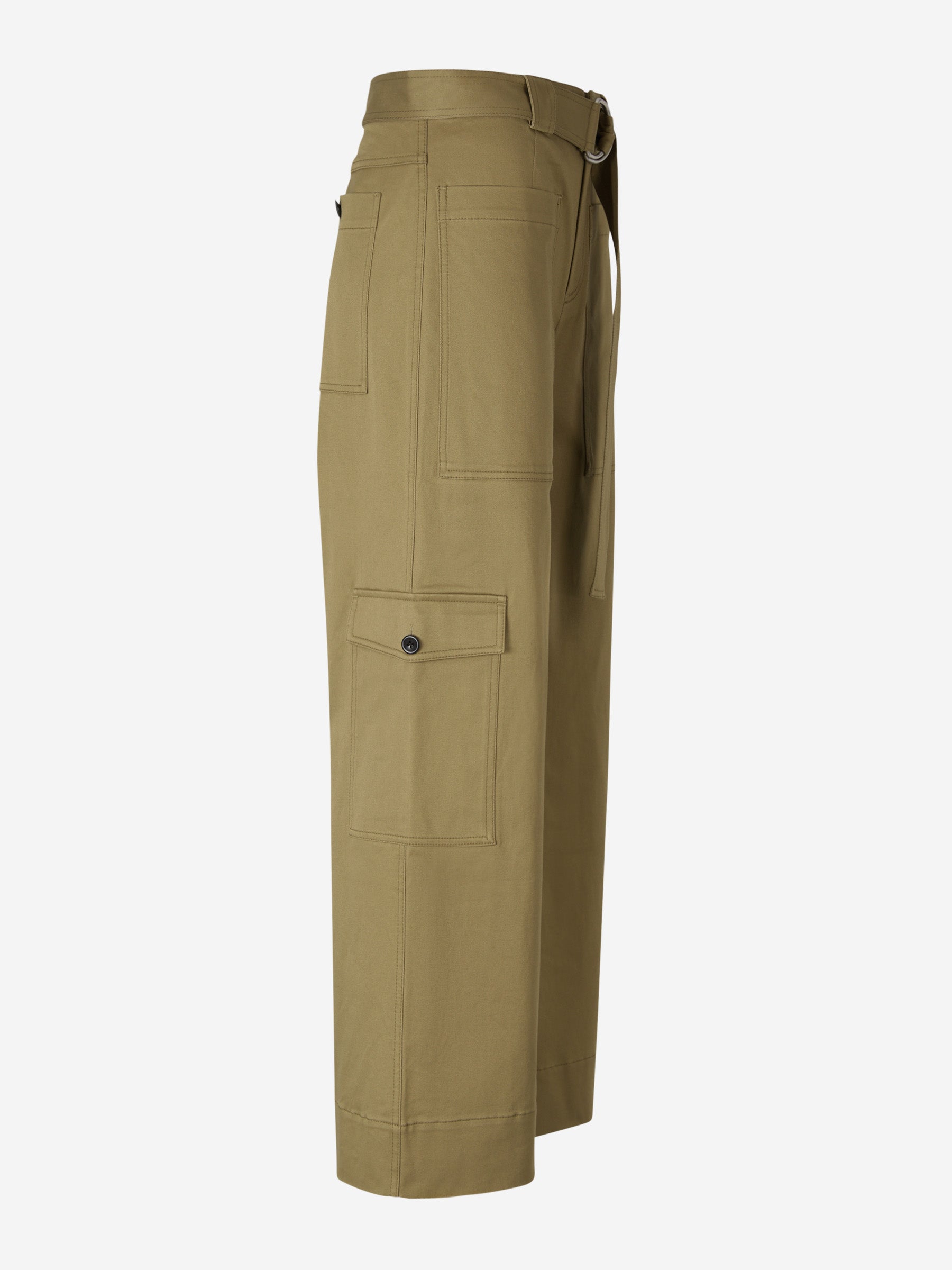 Outlet online Proenza Schouler Mujer Pantalones Cargo Algodón color Verde Militar sku 761-003359 01 - Foto 2