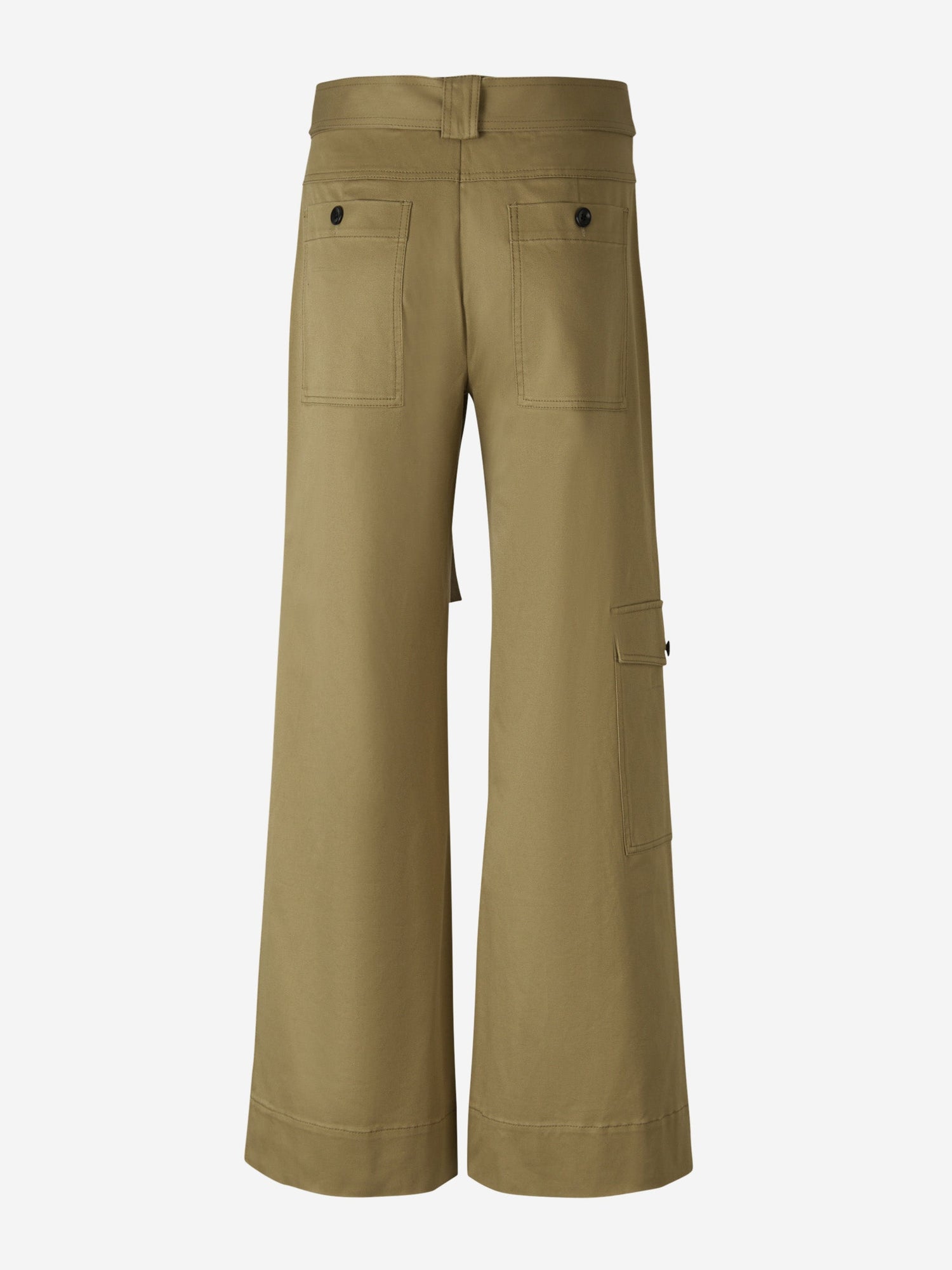 Outlet online Proenza Schouler Mujer Pantalones Cargo Algodón color Verde Militar sku 761-003359 01 - Foto 3