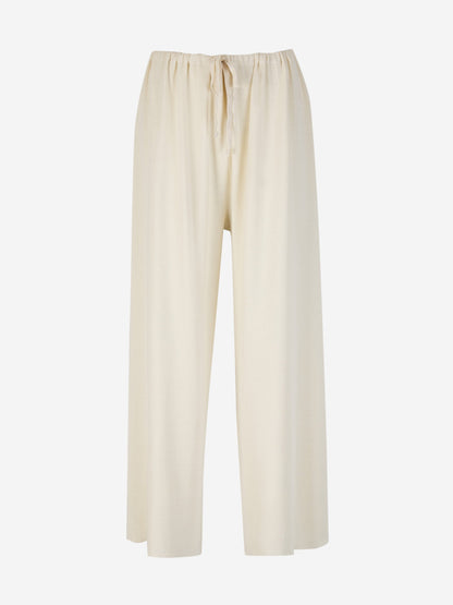 Outlet online The Row Mujer Joggers Delphine Anchos color Crema sku 761-003362 01 - Foto 1