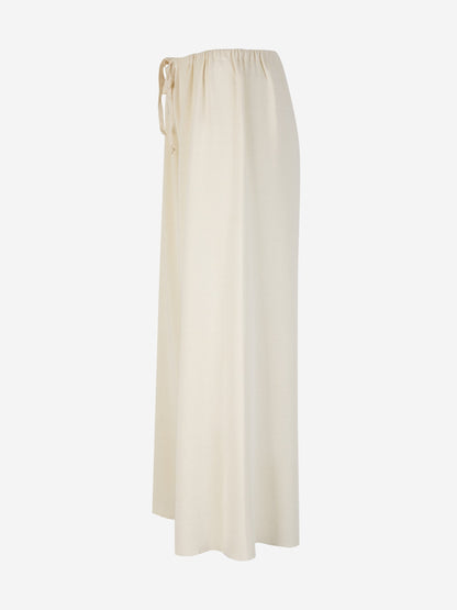 Outlet online The Row Mujer Joggers Delphine Anchos color Crema sku 761-003362 01 - Foto 2